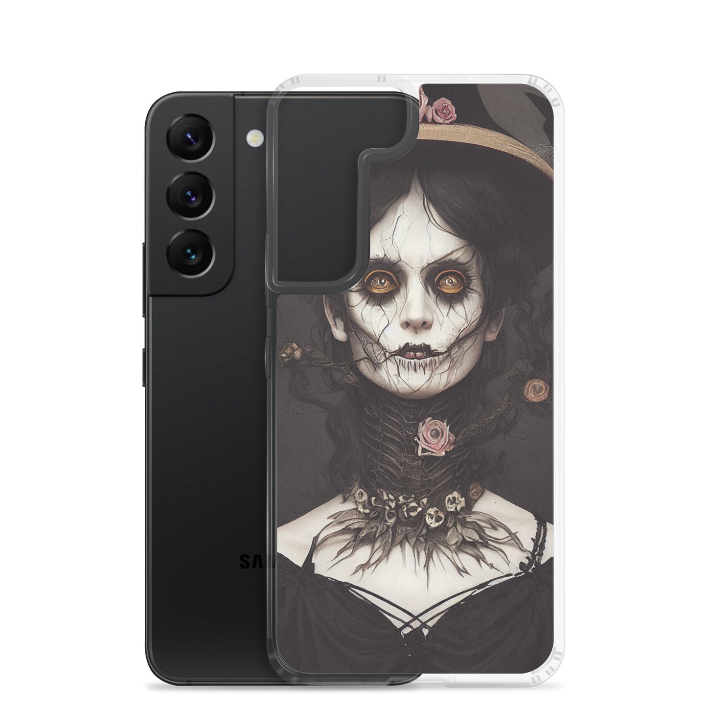 Samsung Case - Halloween Witch in Rose Hat