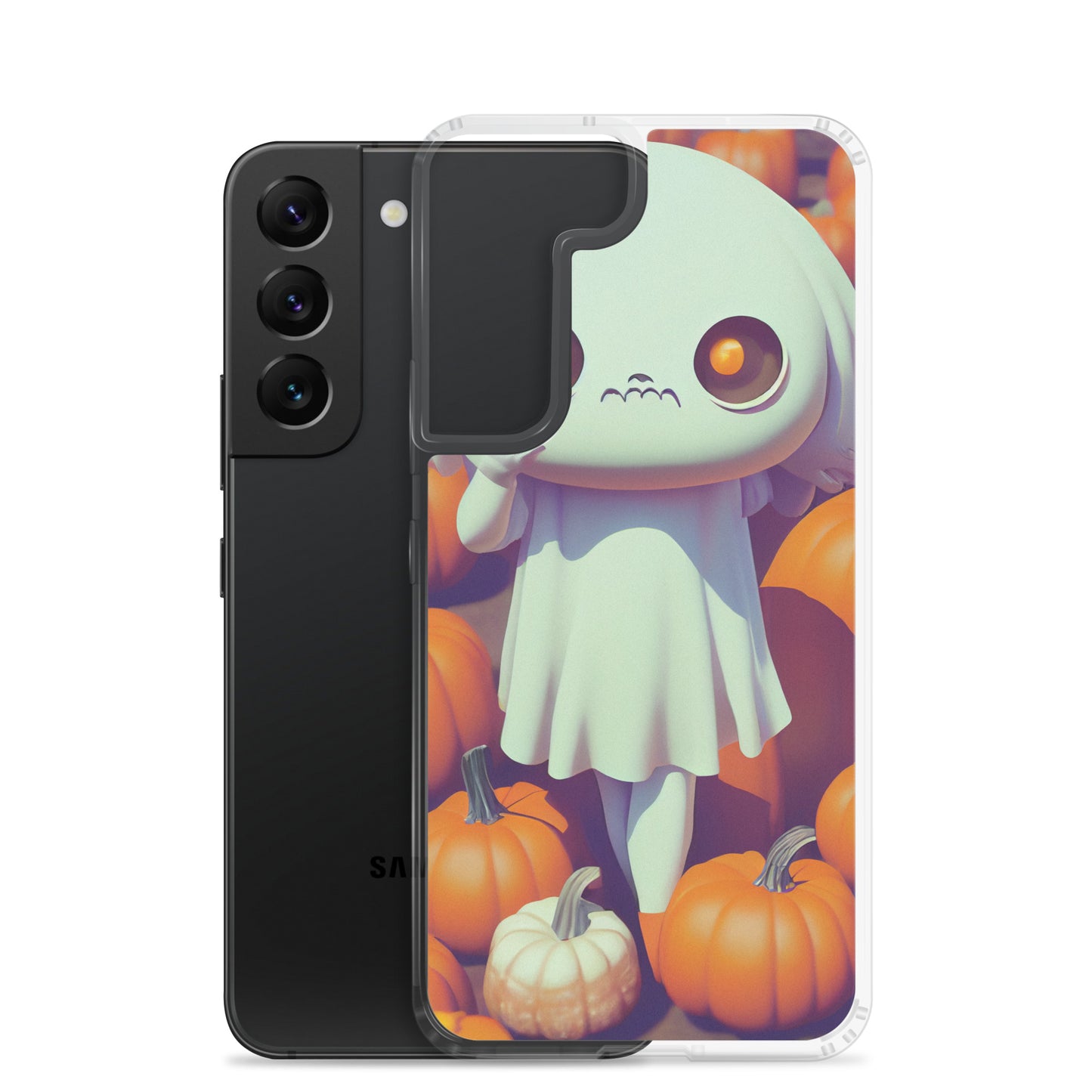 Samsung Case - Halloween Ghost Girl in Pumpkin Patch