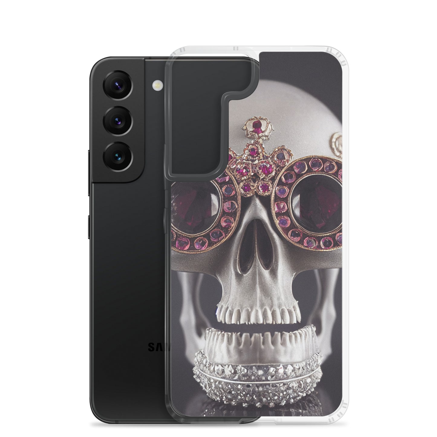 Samsung Case - Ornate Ruby Eyed Skull