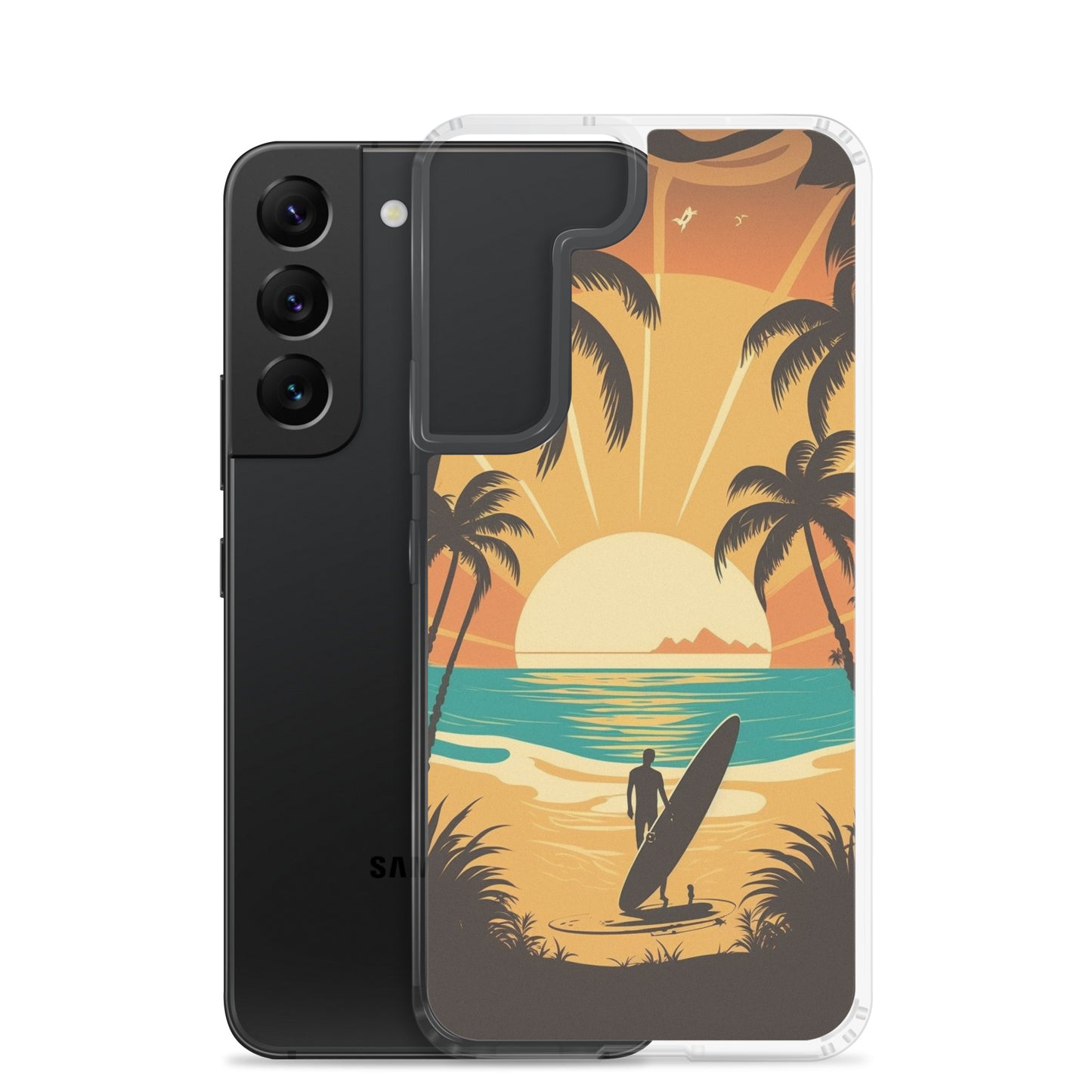 Samsung Case - Sunset Surfer