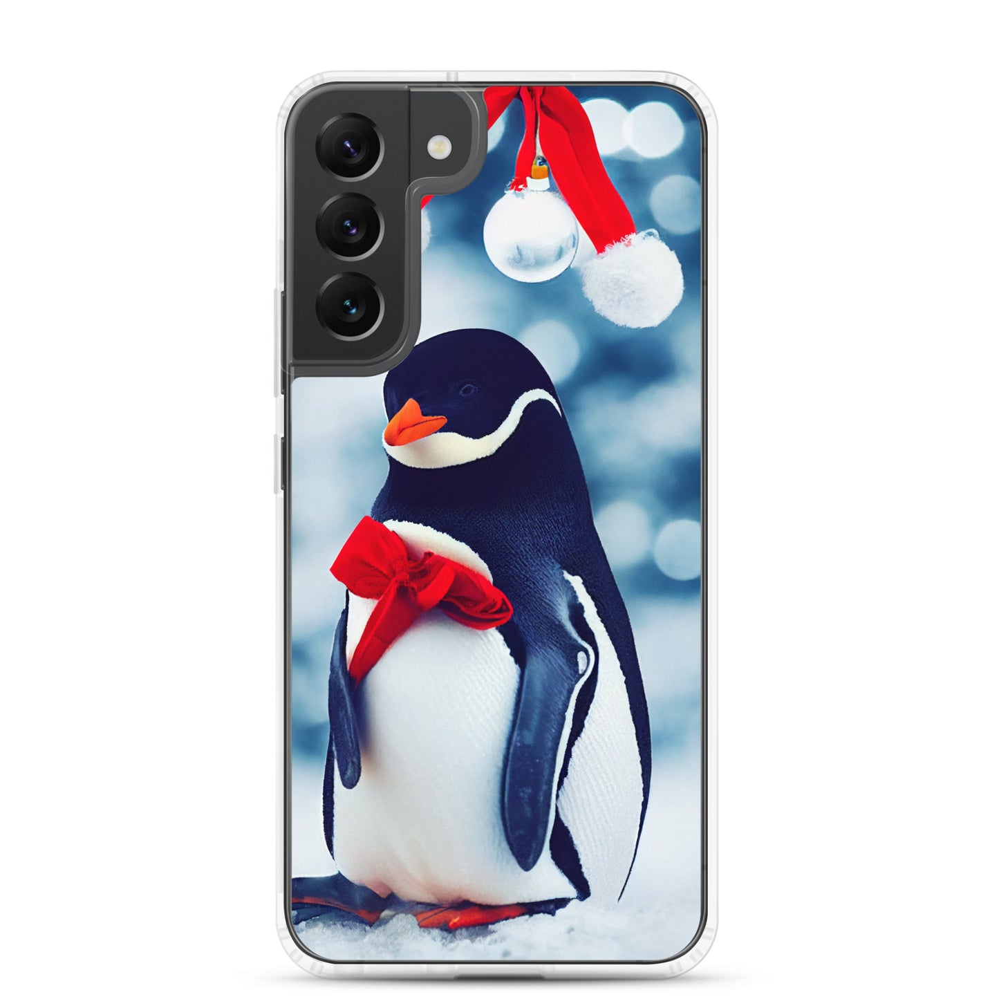 Samsung Case - Christmas Bow Penguin