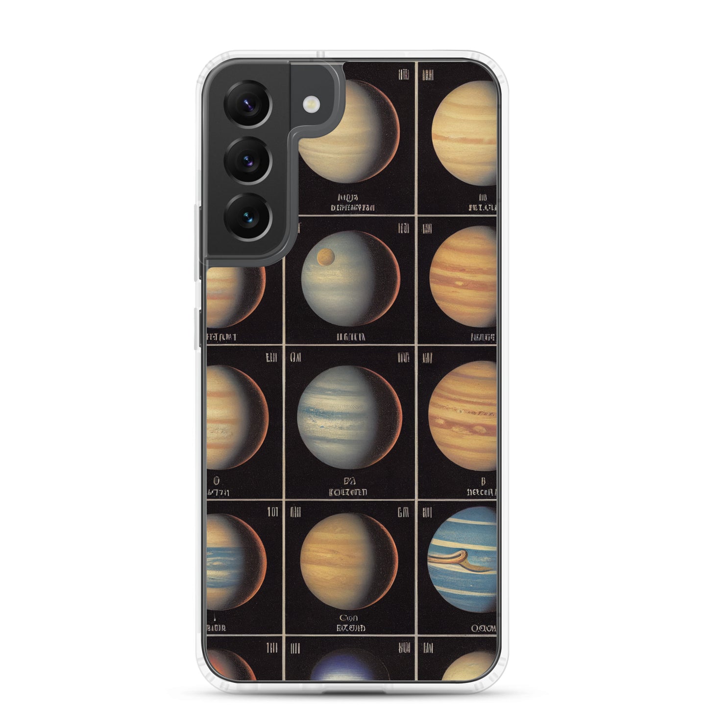 Samsung Case - Map of the Planets