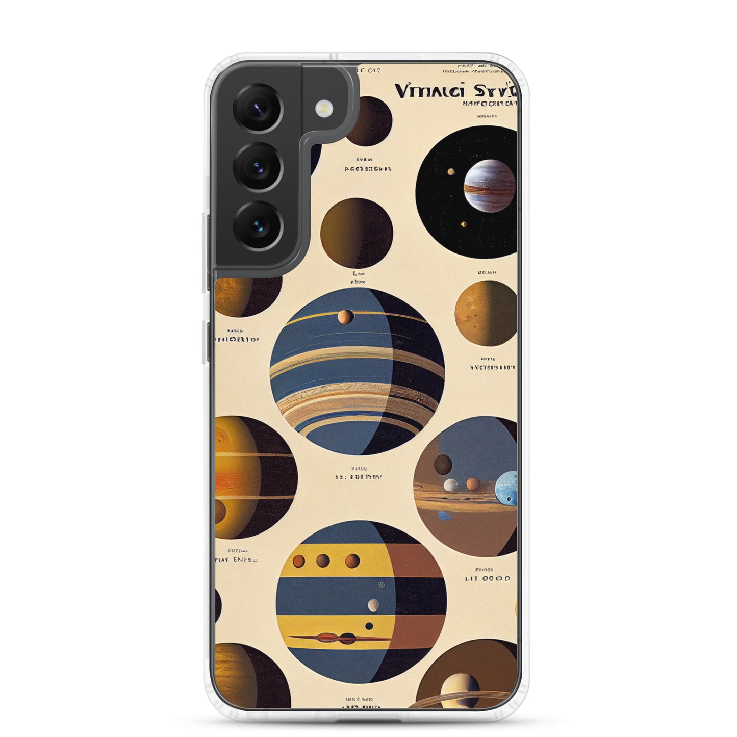 Samsung Case - Map of the Planets