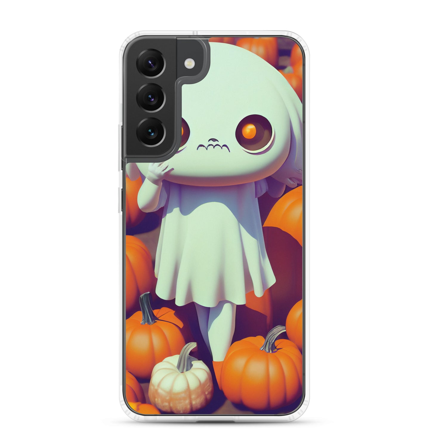 Samsung Case - Halloween Ghost Girl in Pumpkin Patch