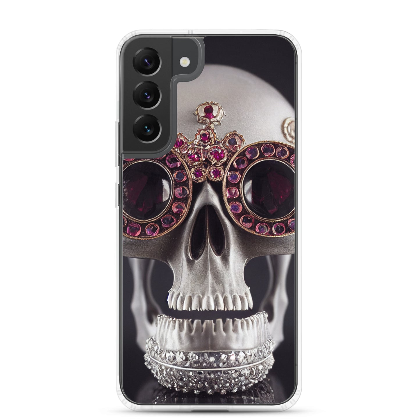 Samsung Case - Ornate Ruby Eyed Skull