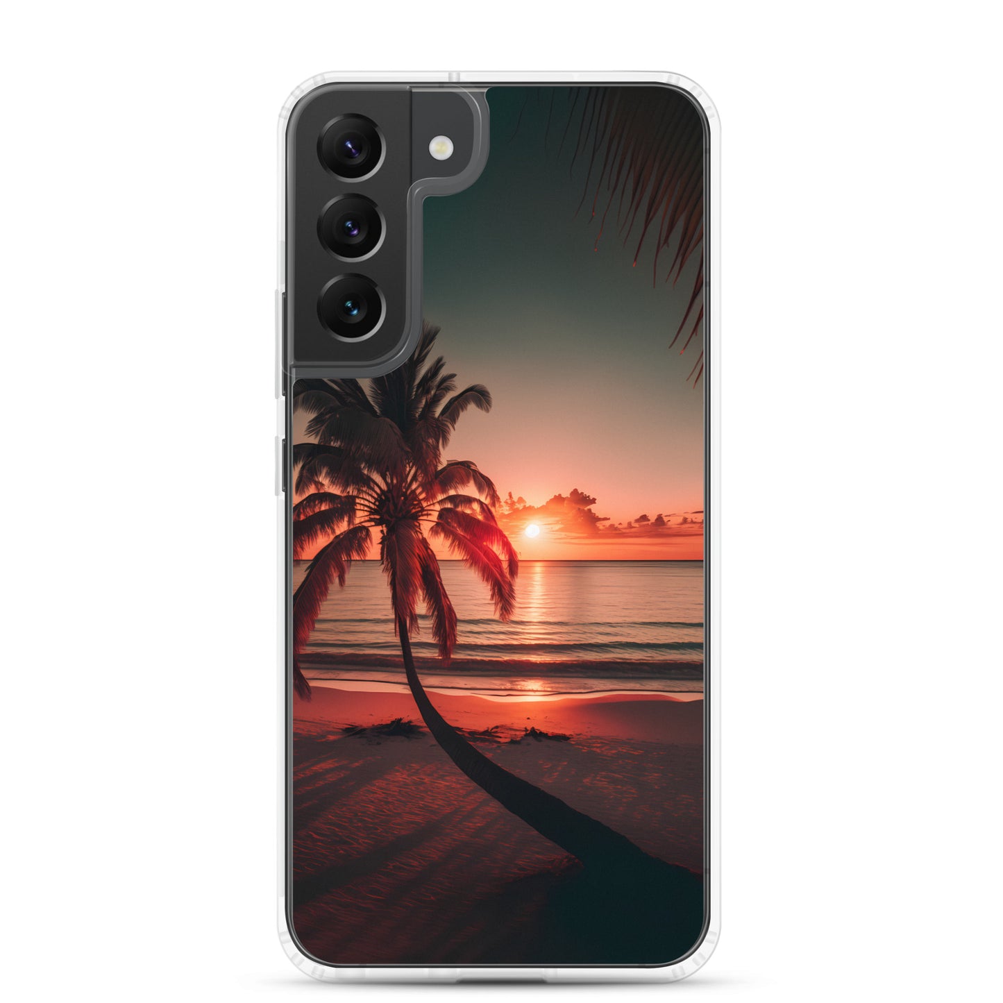 Samsung Case - Beach Life - Palm Shadows at Sunset