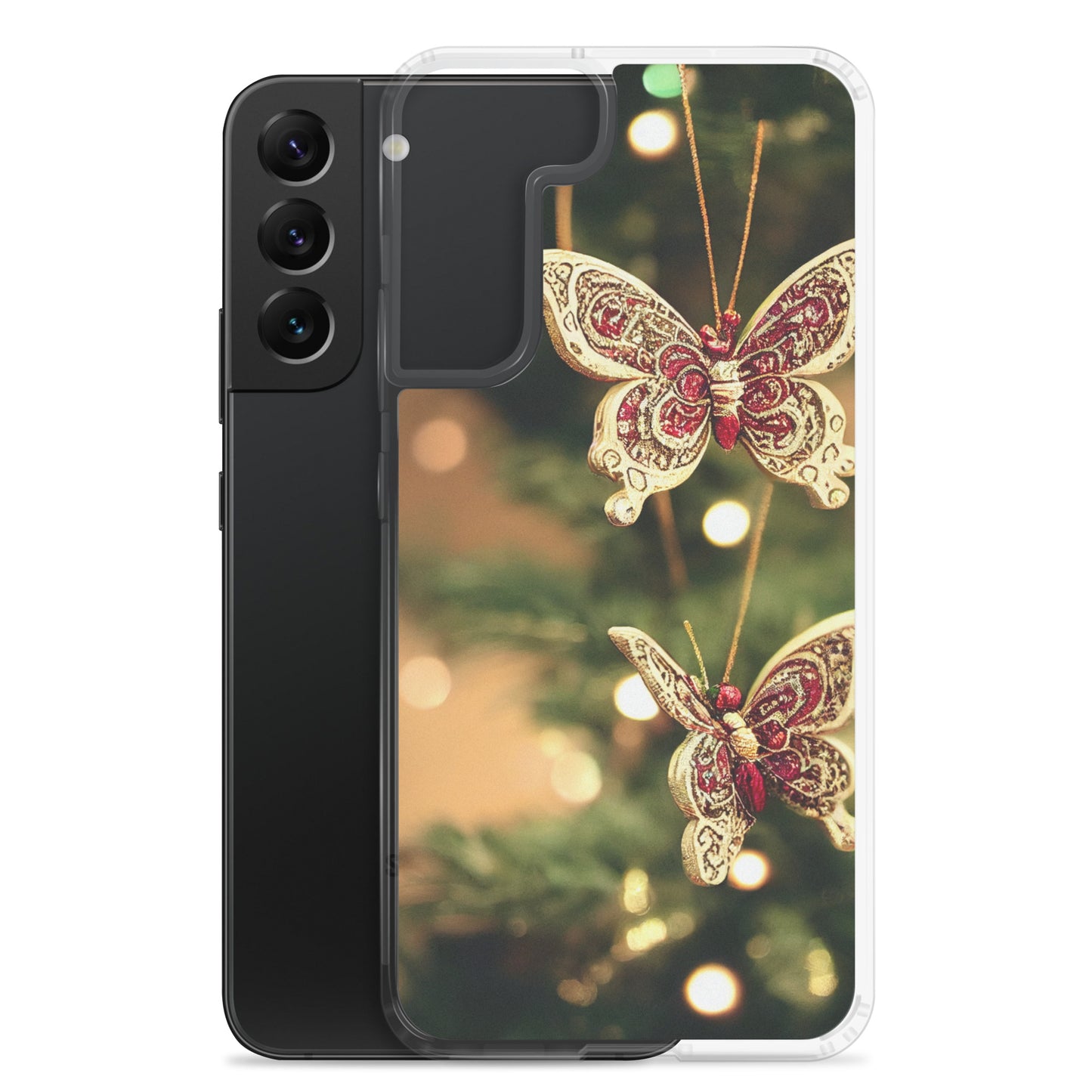 Samsung Case - Christmas Butterfly Ornaments