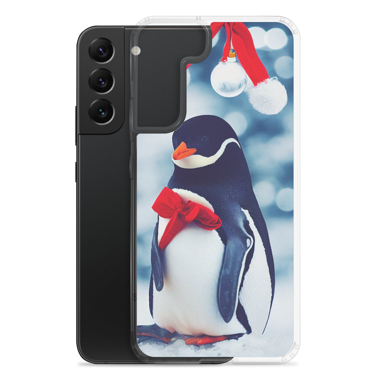 Samsung Case - Christmas Bow Penguin