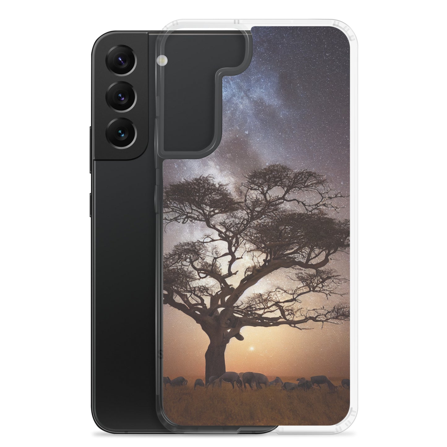 Samsung Case - African Vista - Acacia Tree Under the Milky Way