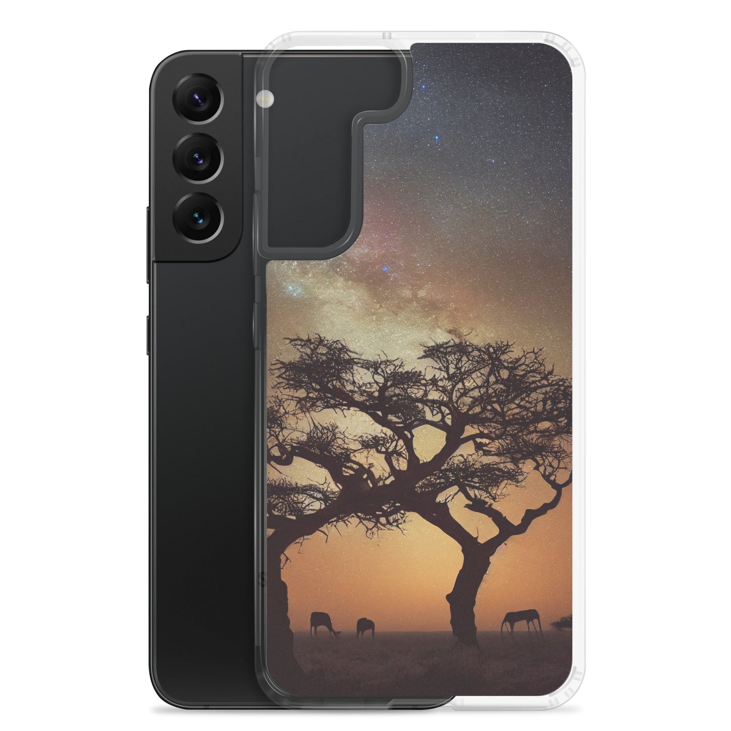 Samsung Case - African Vista - Acacia Tree Under the Milky Way