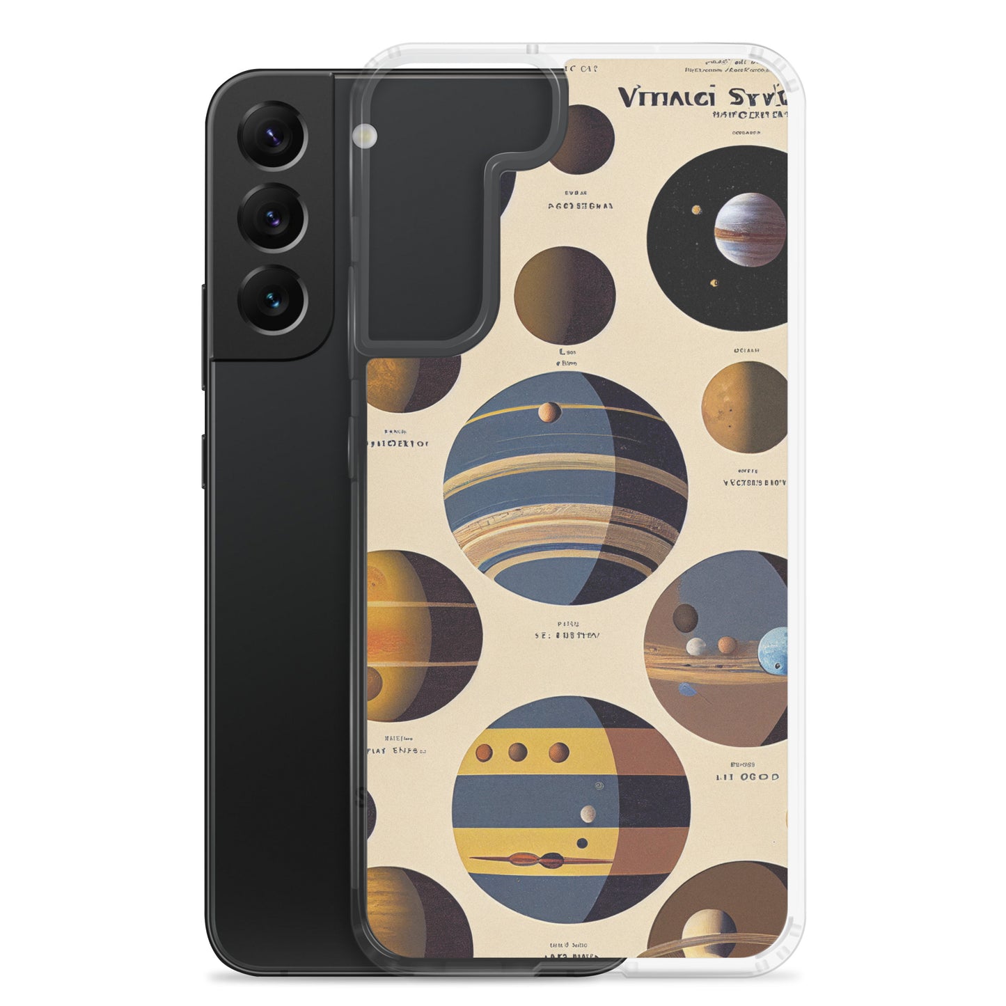 Samsung Case - Map of the Planets