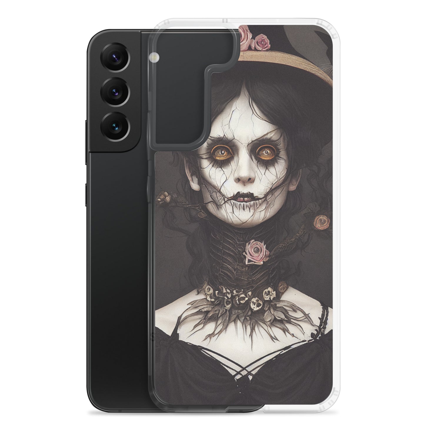 Samsung Case - Halloween Witch in Rose Hat