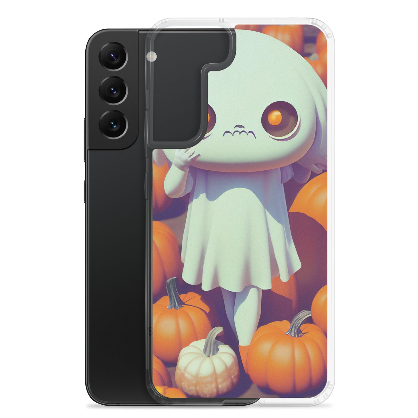 Samsung Case - Halloween Ghost Girl in Pumpkin Patch