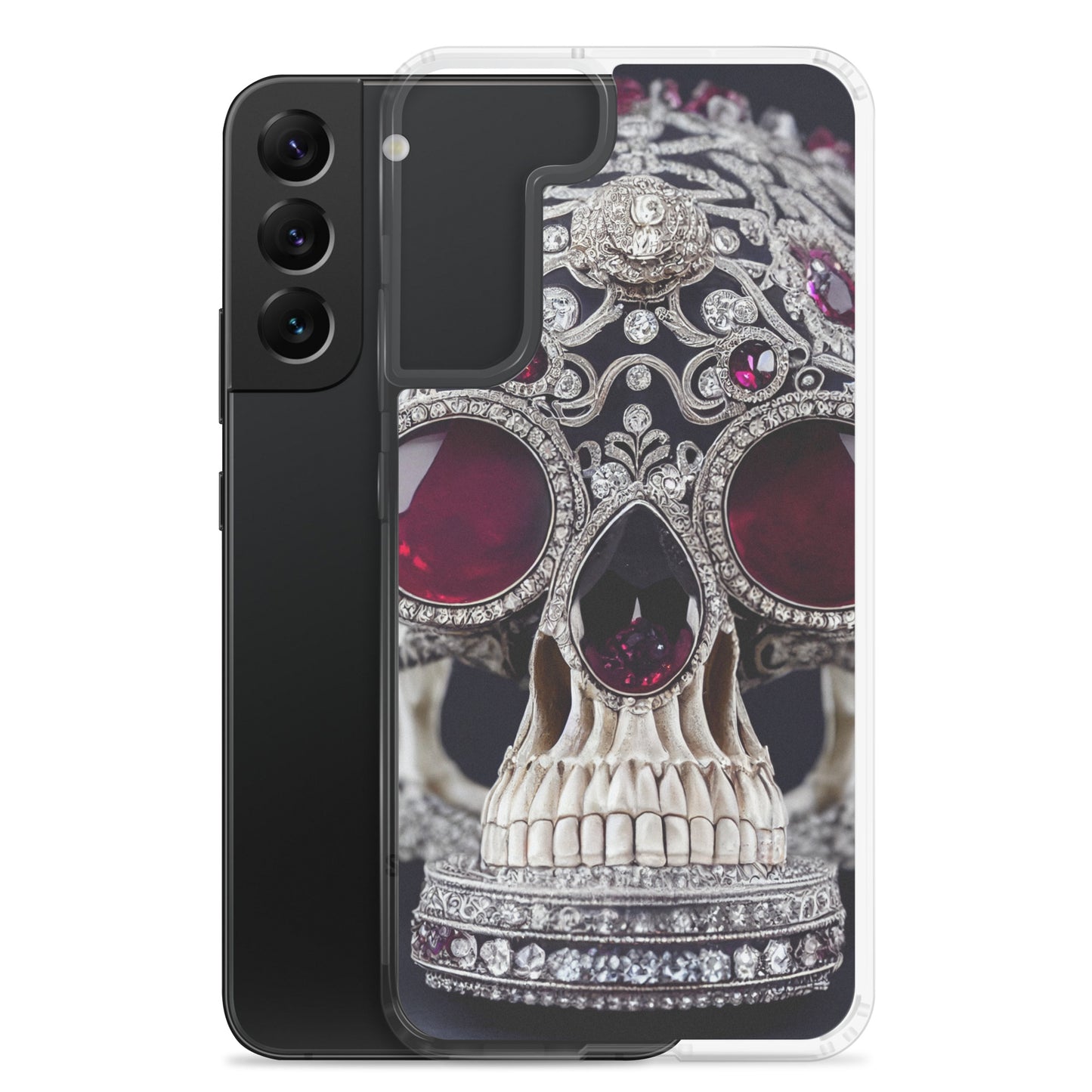 Samsung Case - Diamond and Ruby Skull