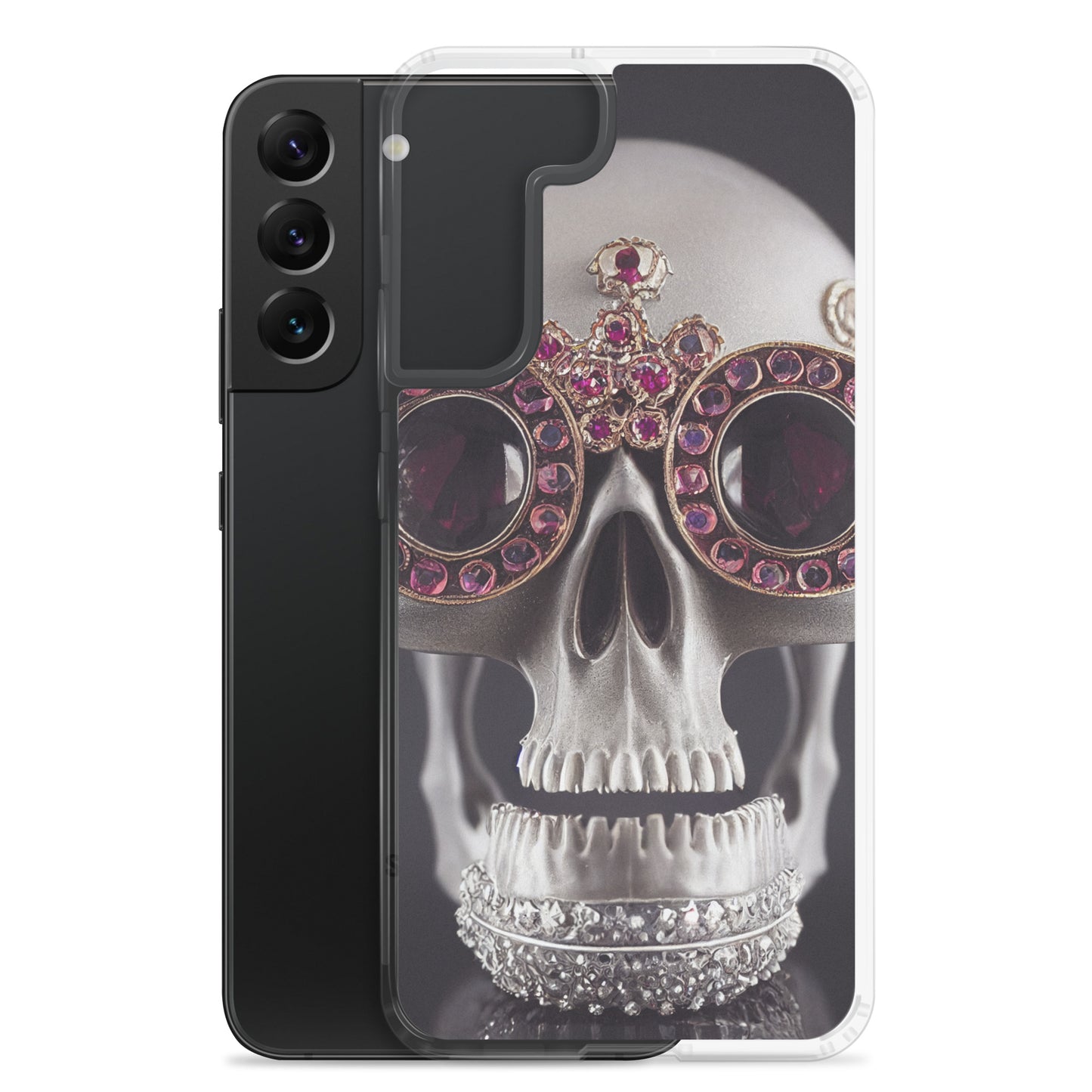 Samsung Case - Ornate Ruby Eyed Skull