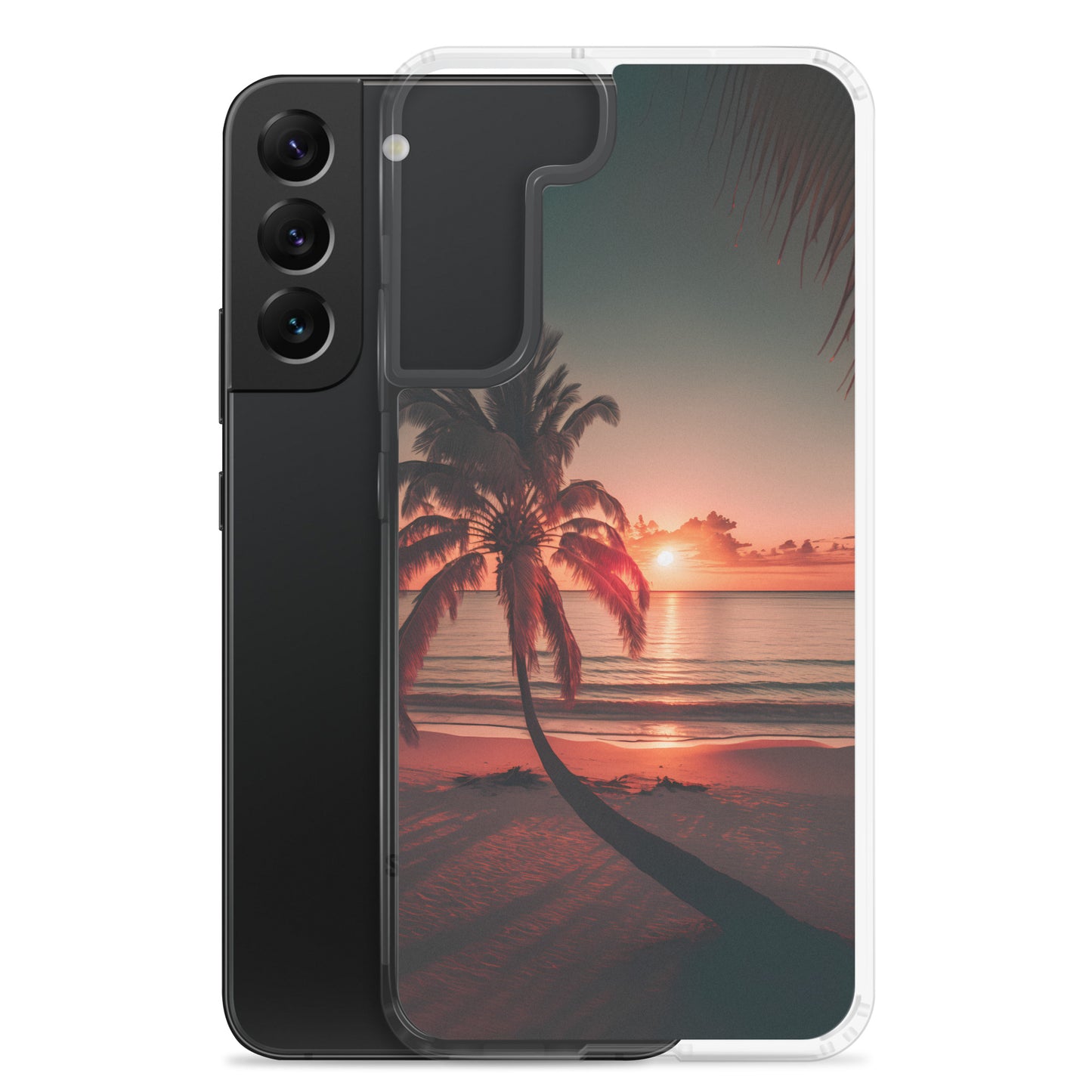 Samsung Case - Beach Life - Palm Shadows at Sunset