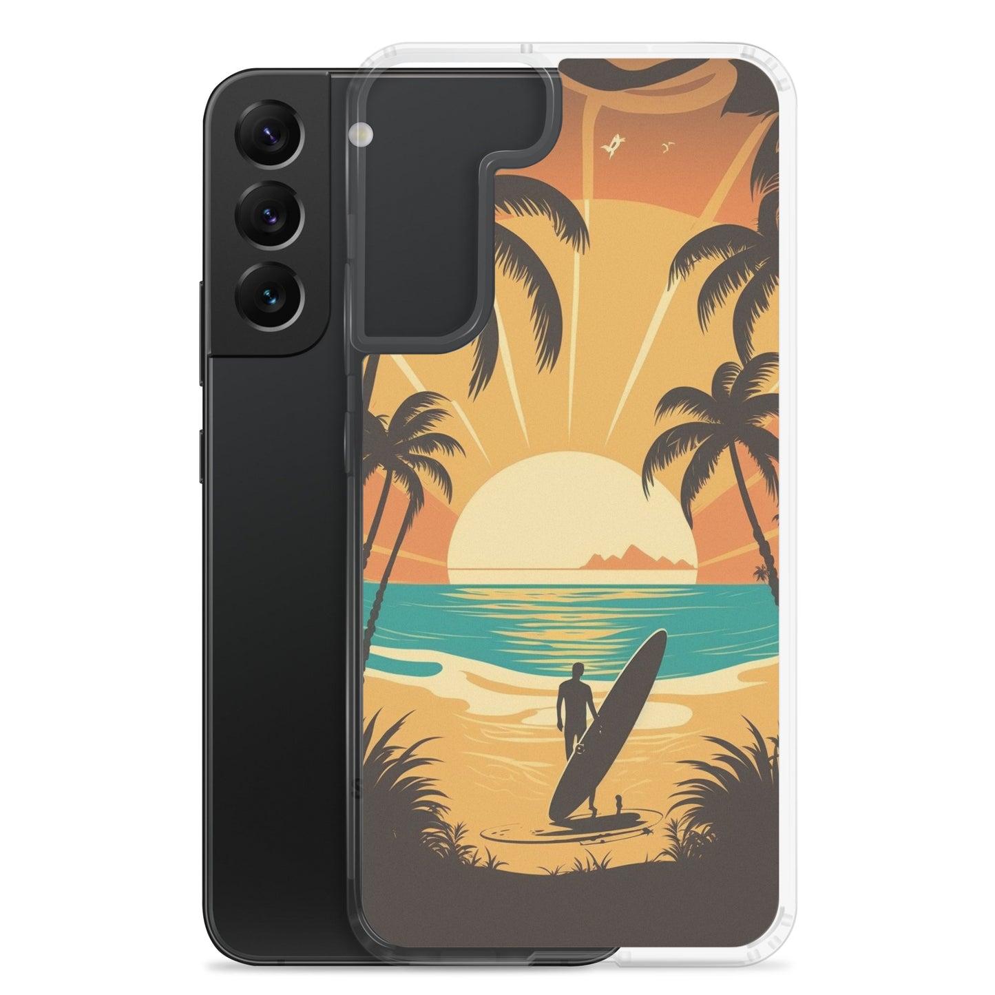 Samsung Case - Sunset Surfer