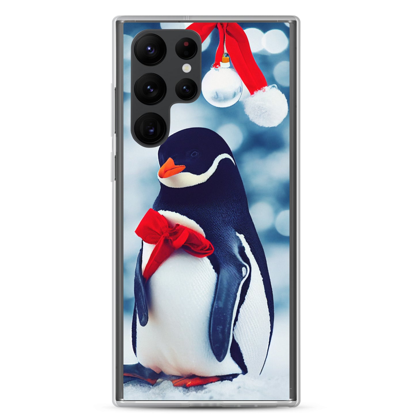 Samsung Case - Christmas Bow Penguin