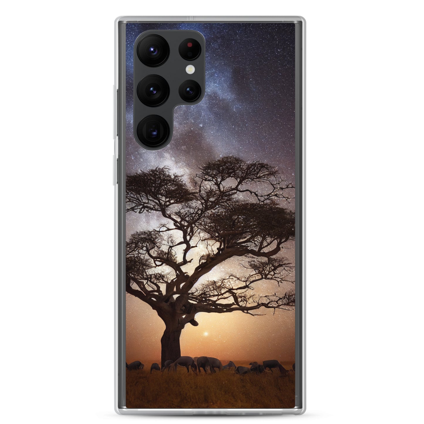 Samsung Case - African Vista - Acacia Tree Under the Milky Way