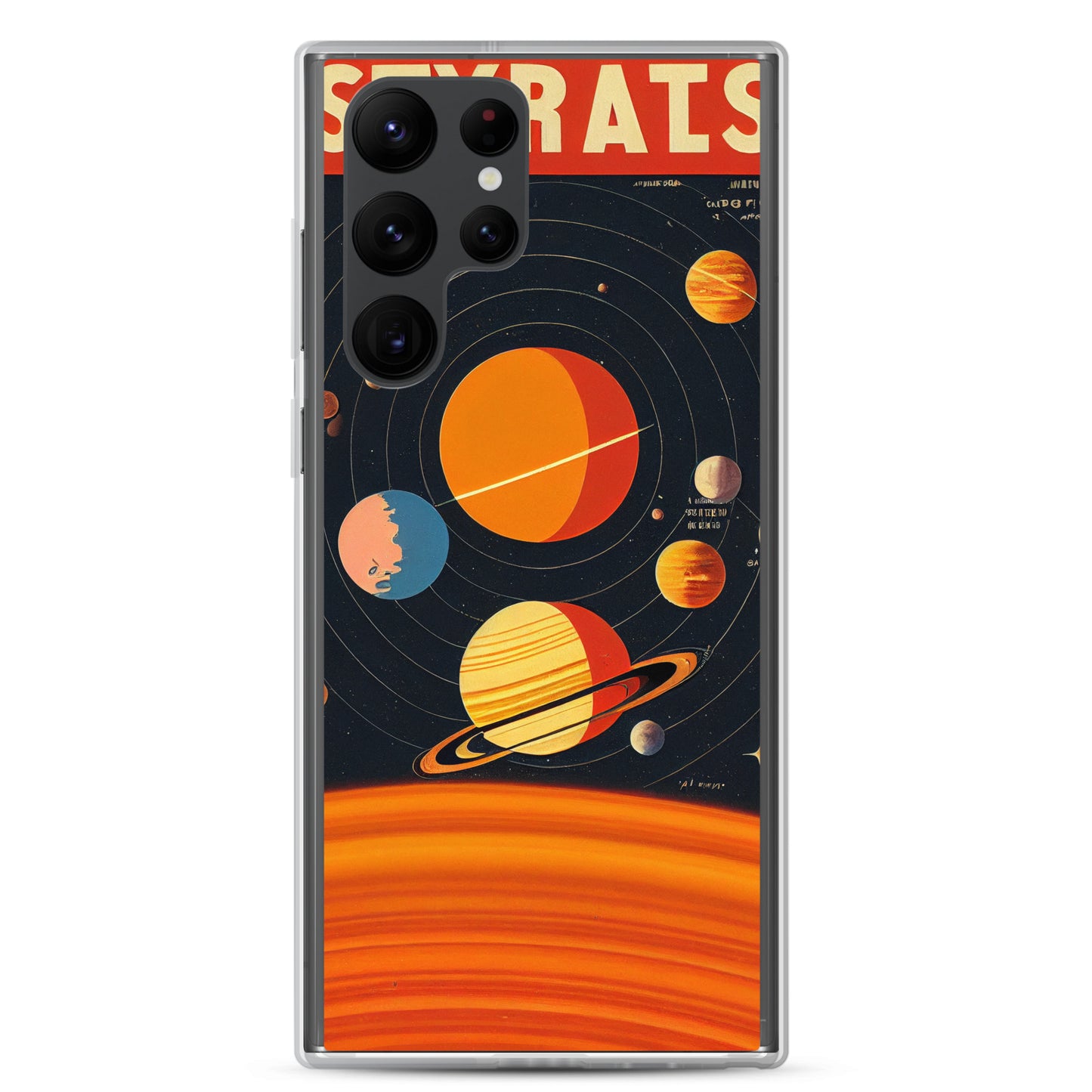 Samsung Case - Map of the Planets