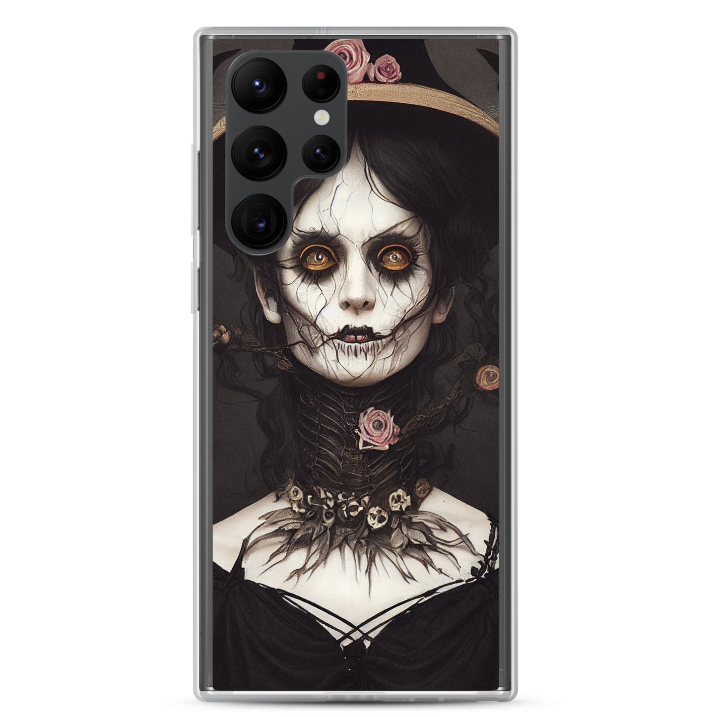 Samsung Case - Halloween Witch in Rose Hat