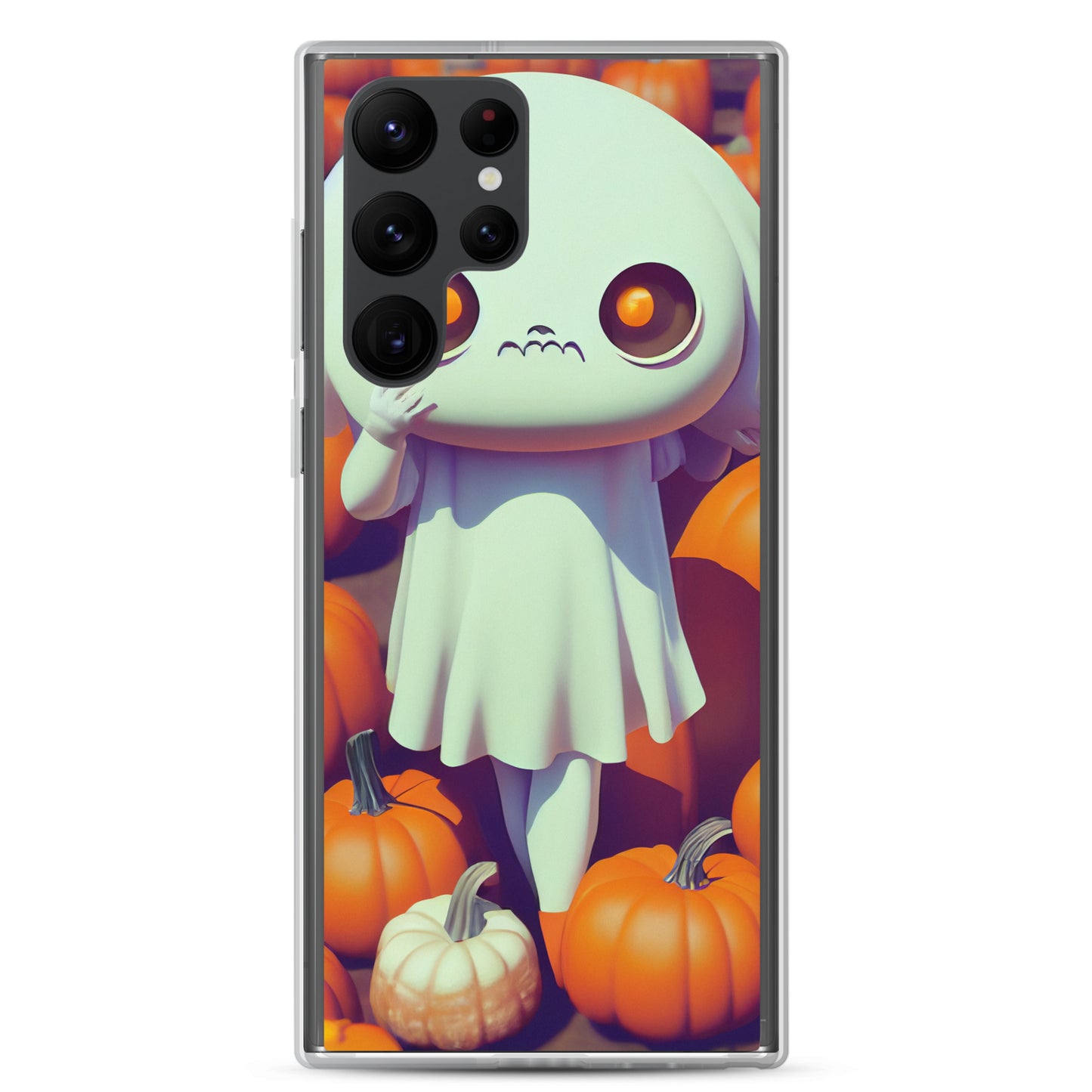 Samsung Case - Halloween Ghost Girl in Pumpkin Patch