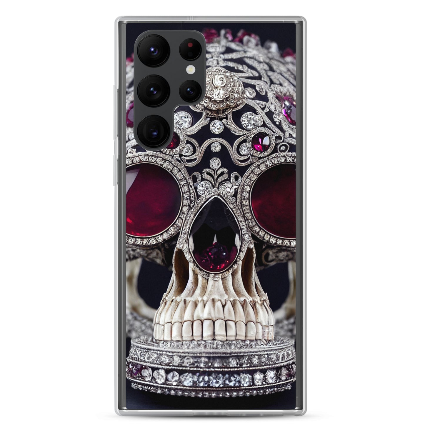 Samsung Case - Diamond and Ruby Skull