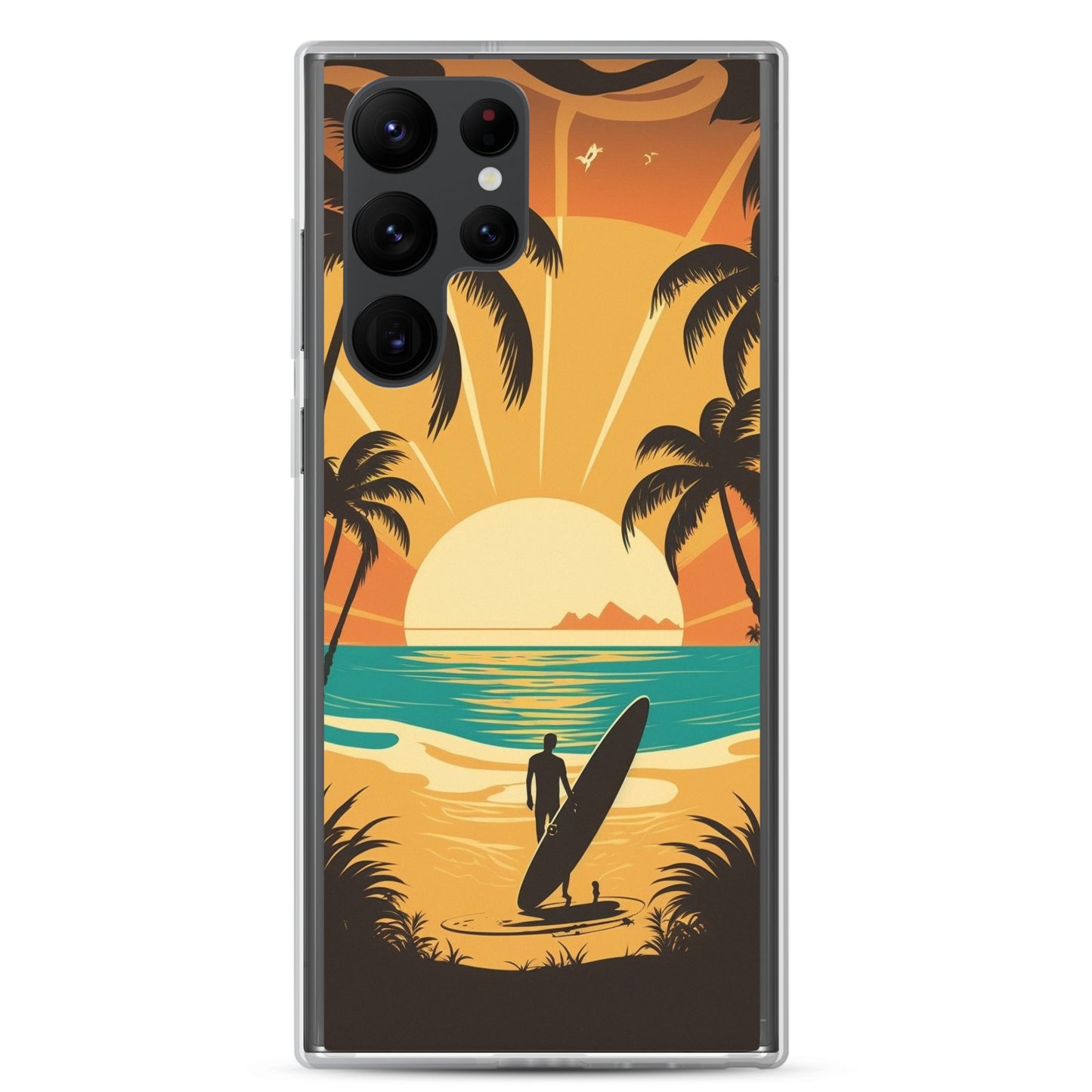 Samsung Case - Sunset Surfer