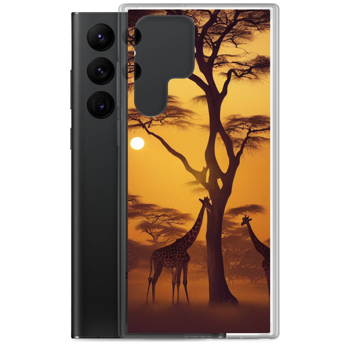 Samsung Case - African Vista - Giraffes Under the Acacia Tree