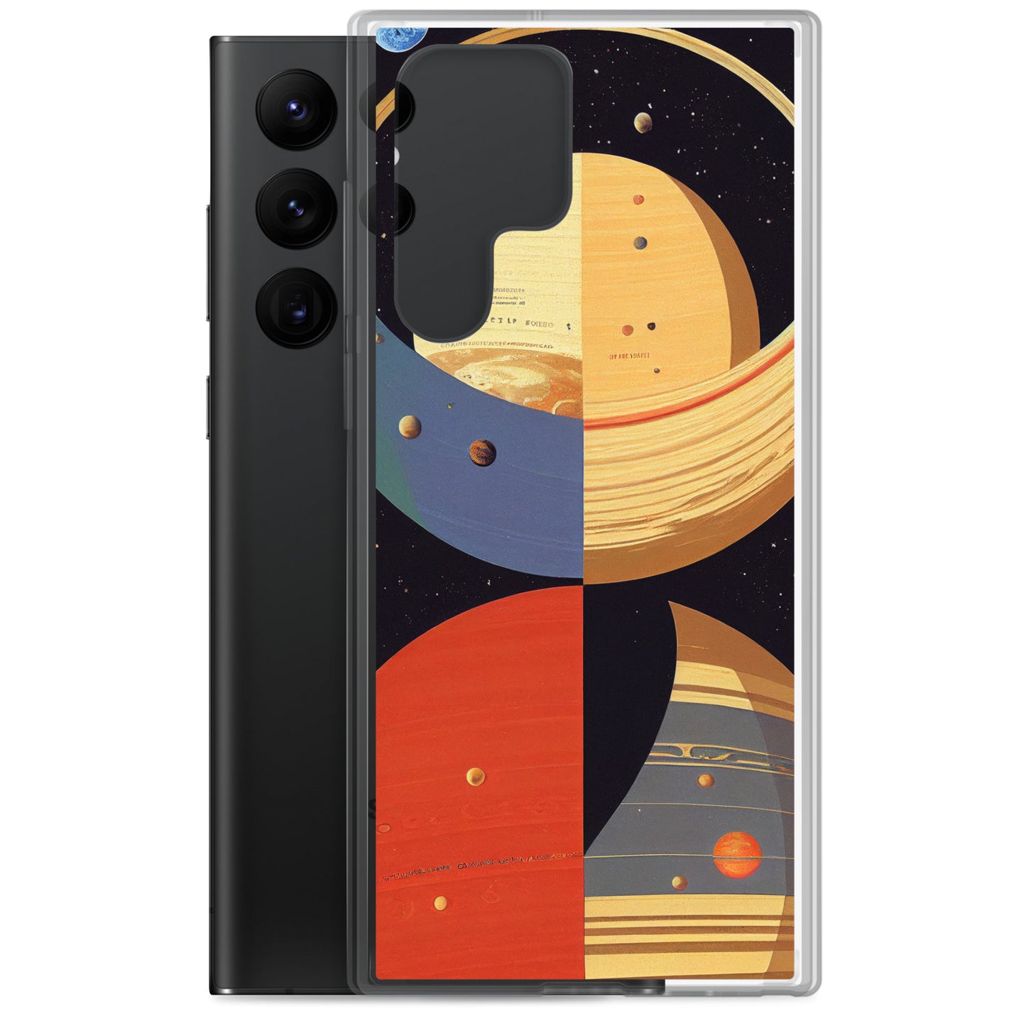 Samsung Case - Map of the Planets