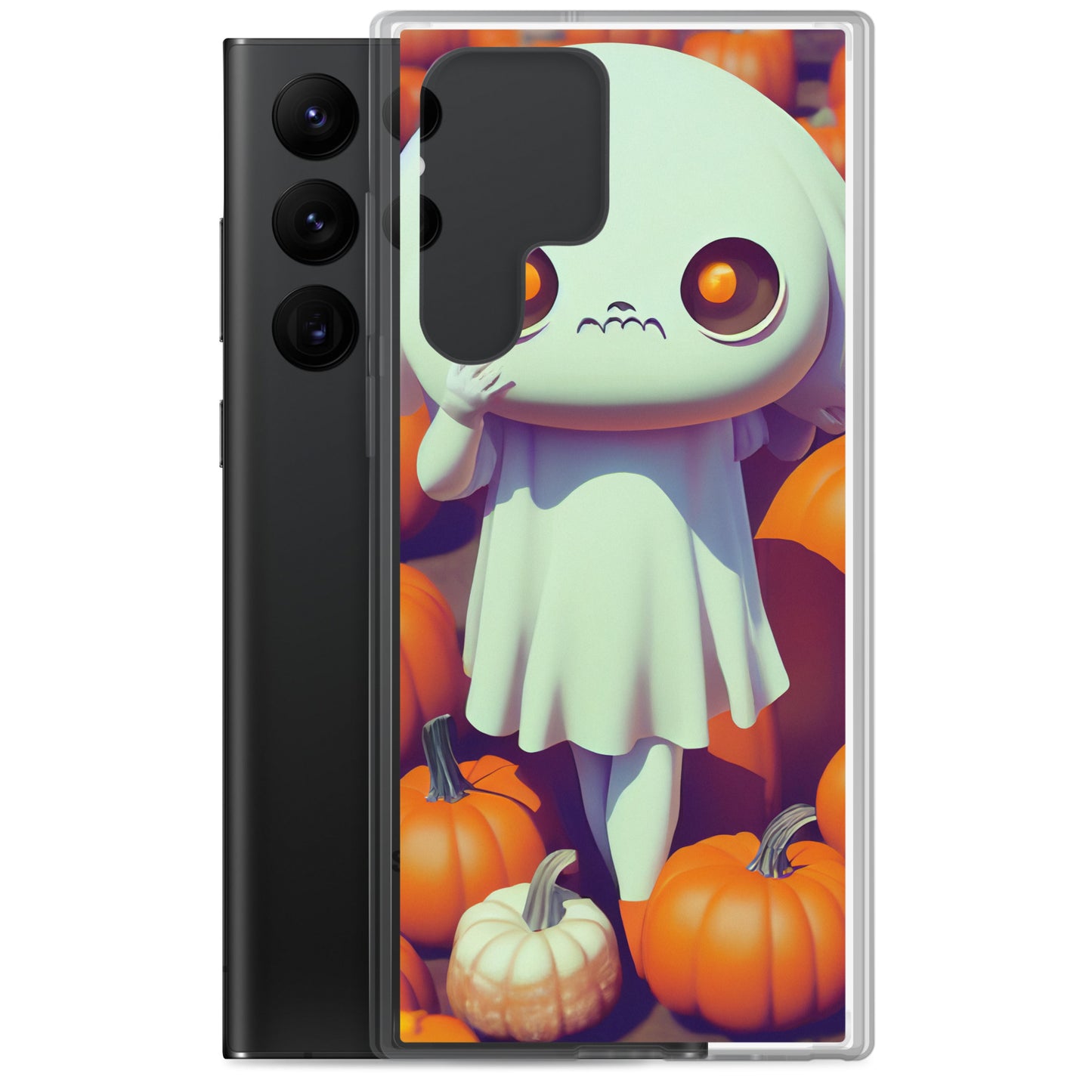 Samsung Case - Halloween Ghost Girl in Pumpkin Patch