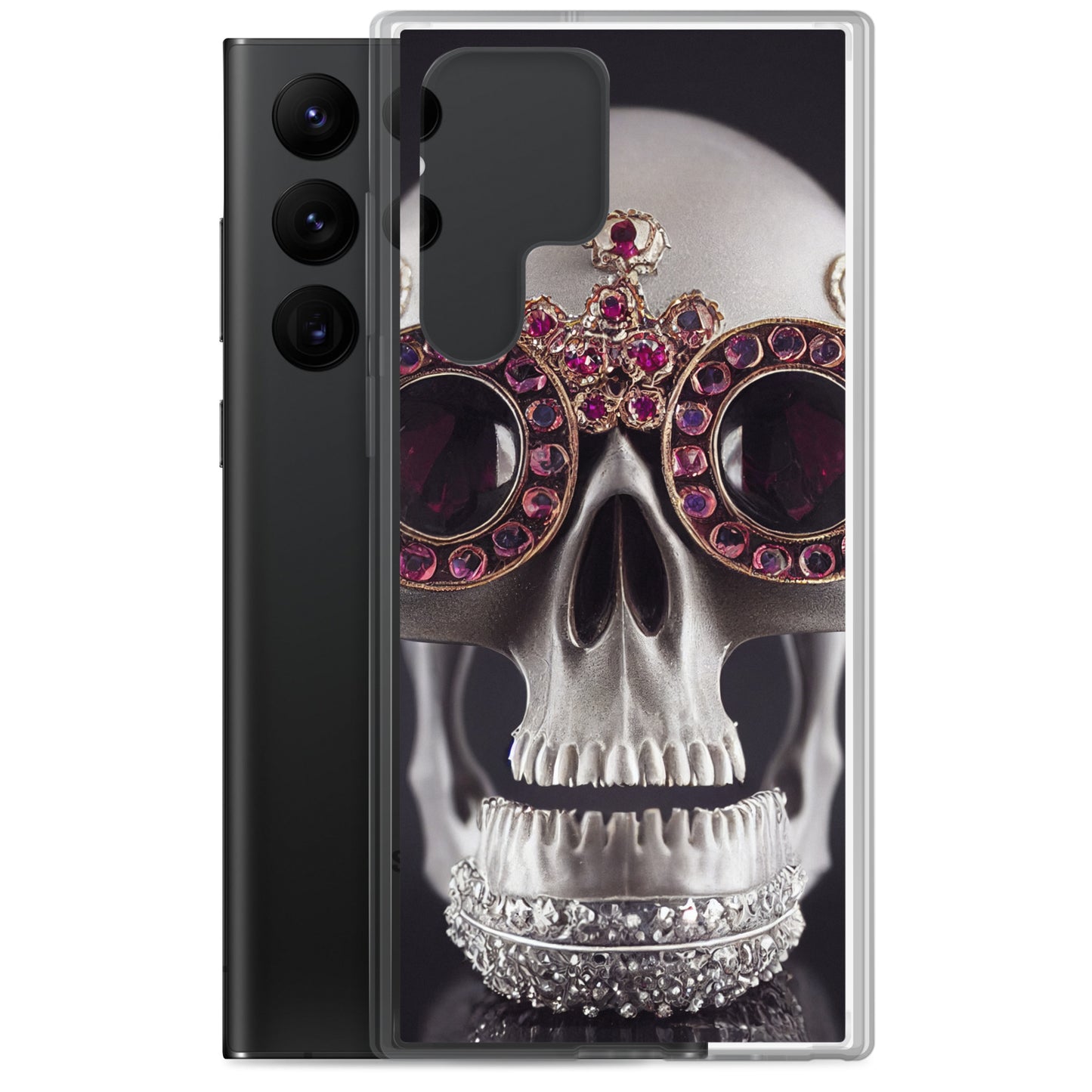 Samsung Case - Ornate Ruby Eyed Skull