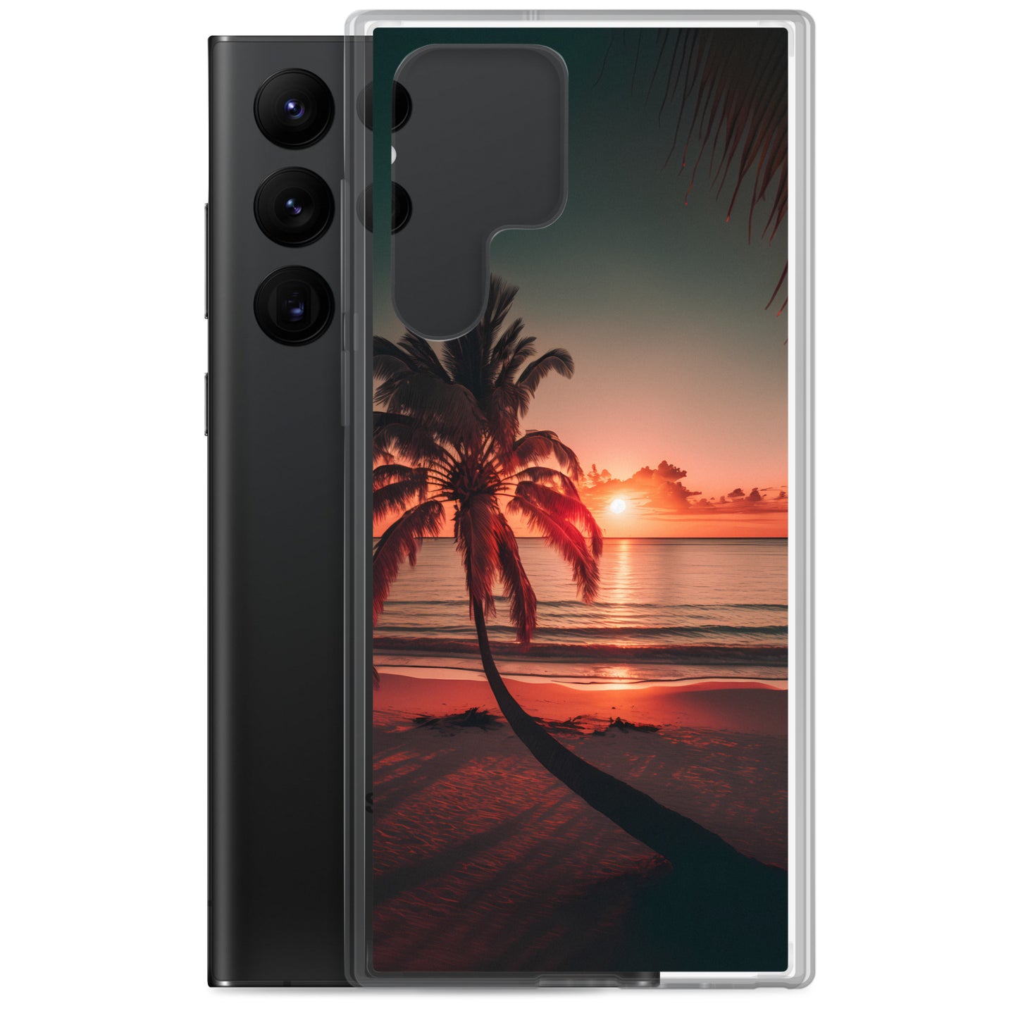 Samsung Case - Beach Life - Palm Shadows at Sunset