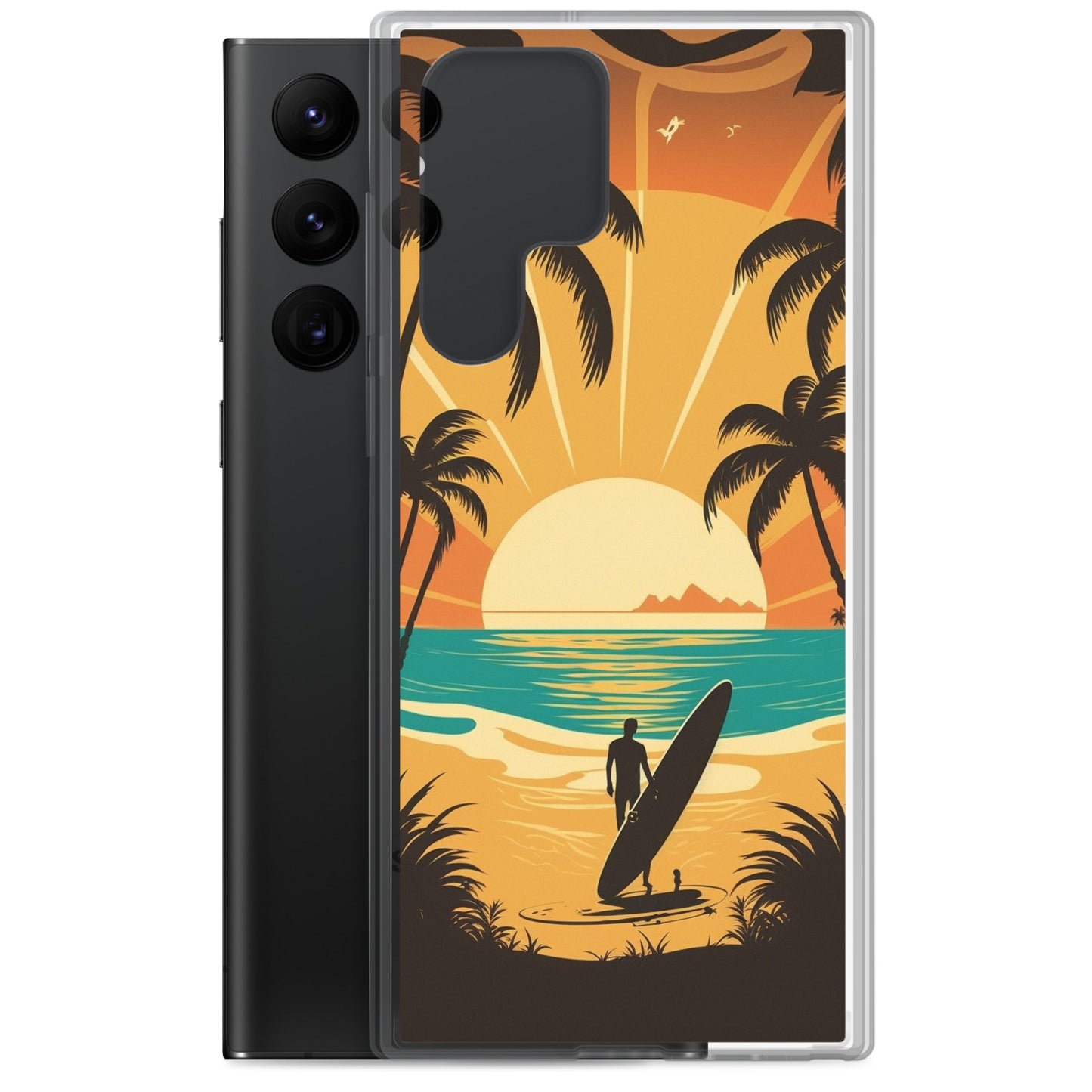 Samsung Case - Sunset Surfer